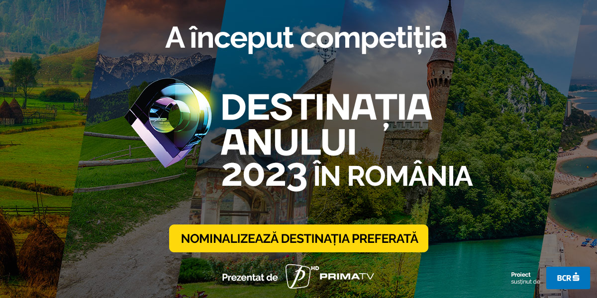 Read more about the article ÎNSCRIERILE PENTRU COMPETIȚIA DESTINAȚIA ANULUI 2023 SE APROPIE DE FINAL
