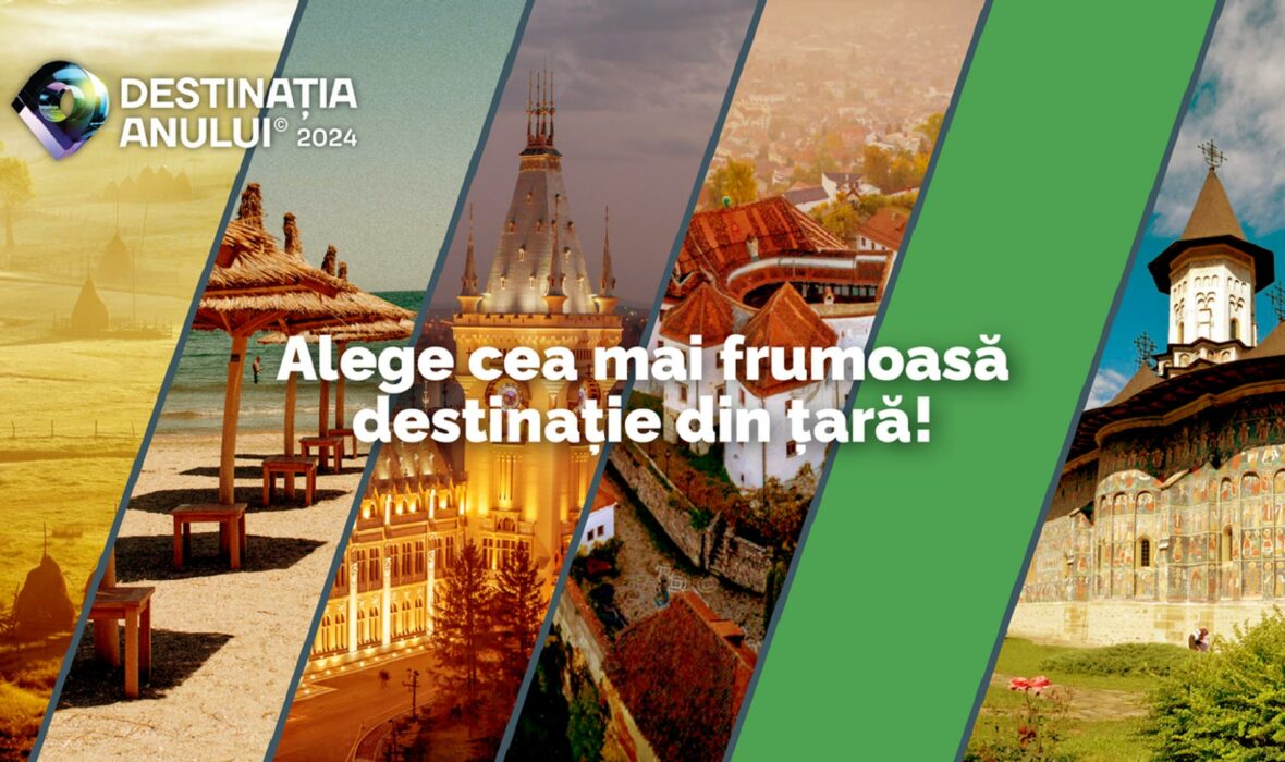 100 de mii de voturi exprimate în primele zile de votare la “Destinația Anului® 2024 în România”. Vezi rezultatele parțiale.